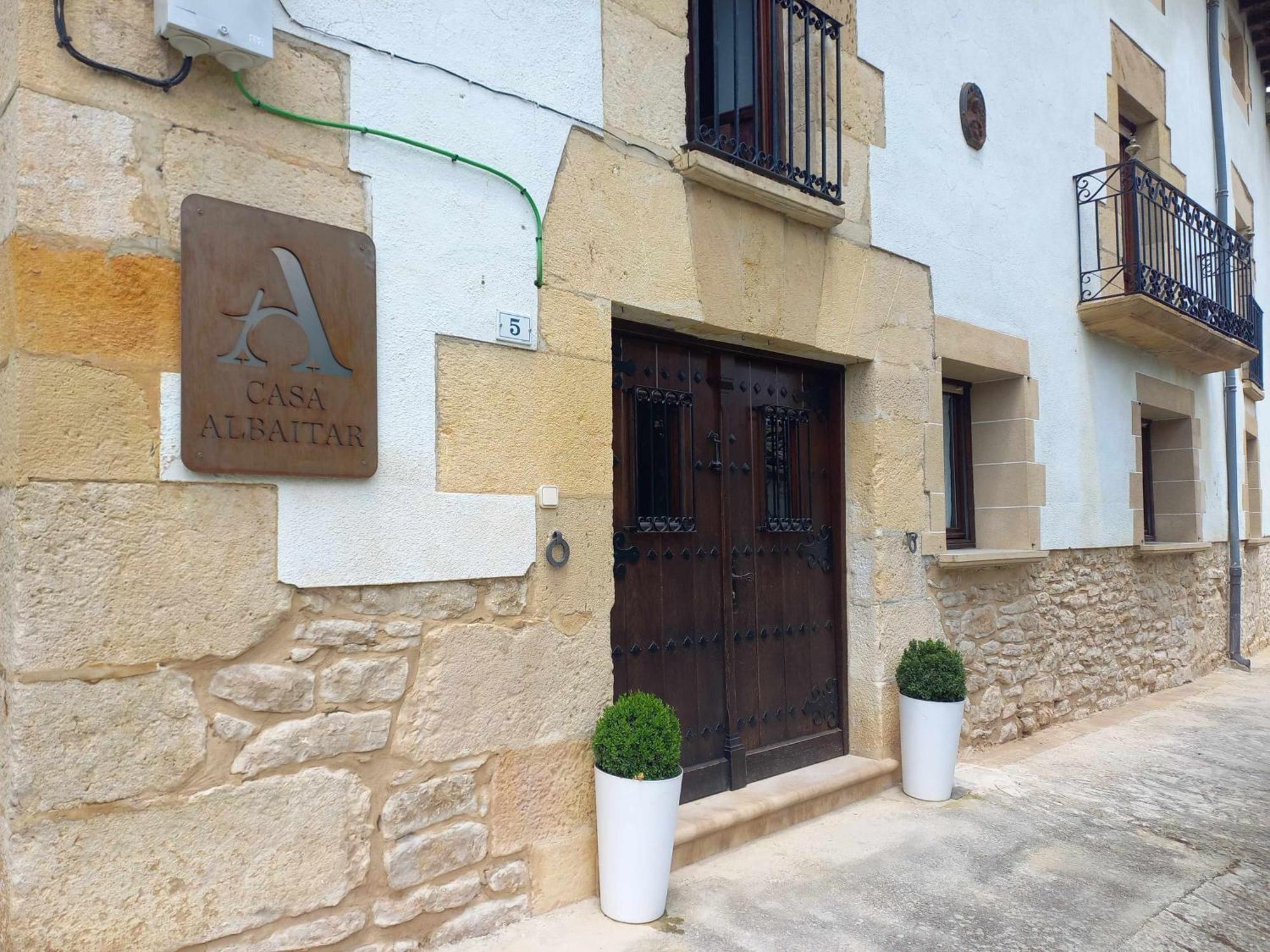 Casa Albaitar Con Piscina Y Sala De Juegos Azcona Kültér fotó