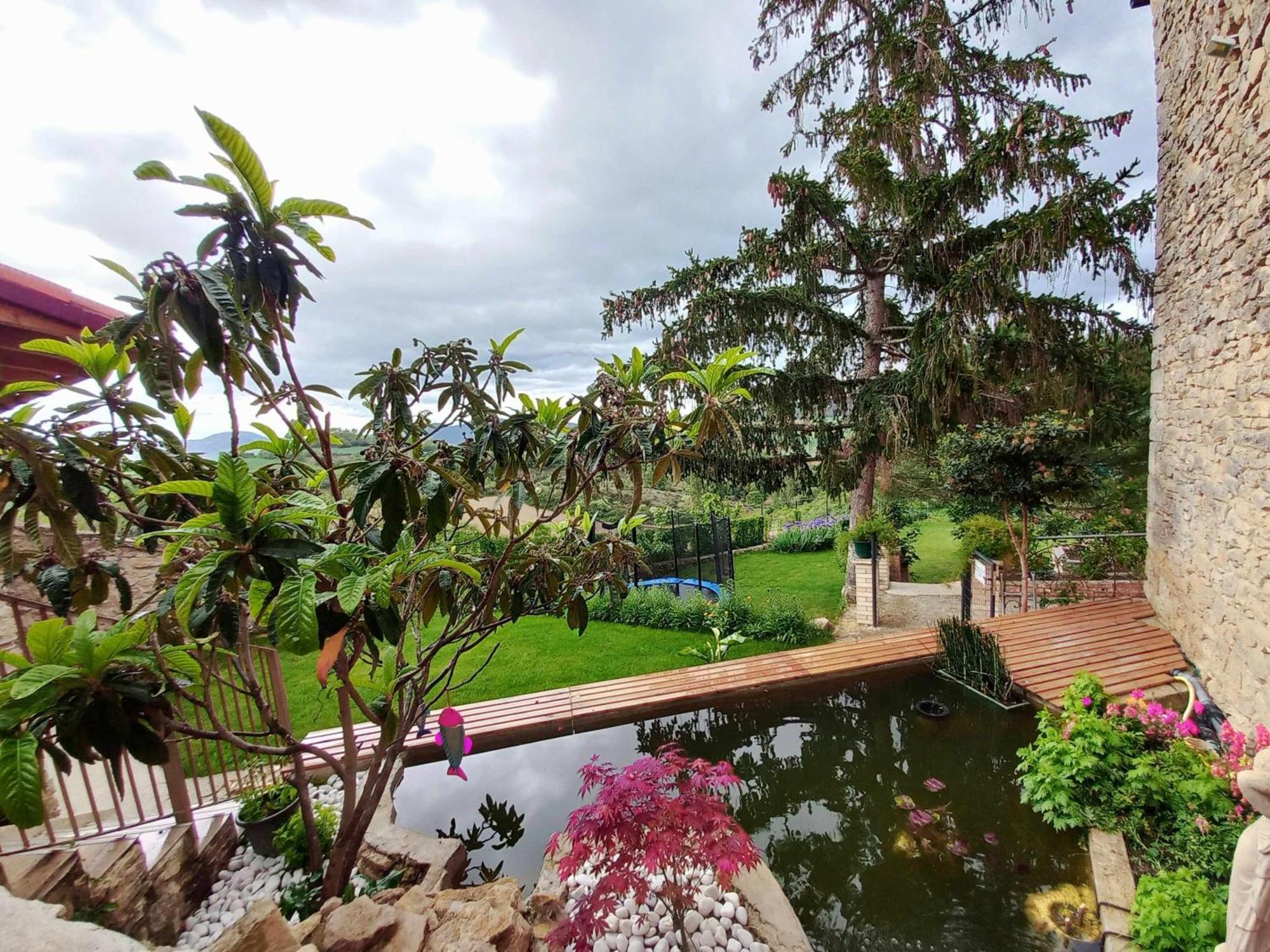 Casa Albaitar Con Piscina Y Sala De Juegos Azcona Kültér fotó