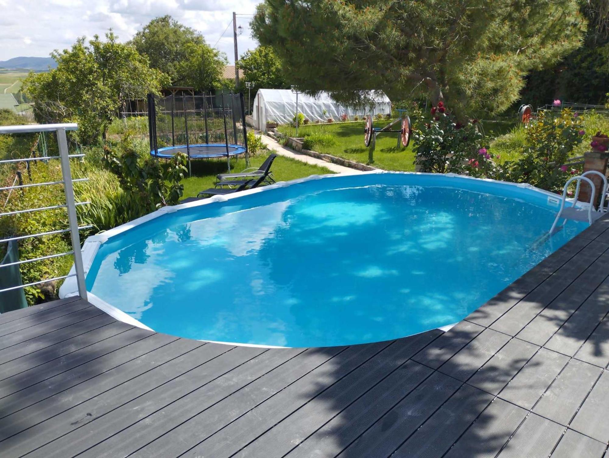 Casa Albaitar Con Piscina Y Sala De Juegos Azcona Kültér fotó