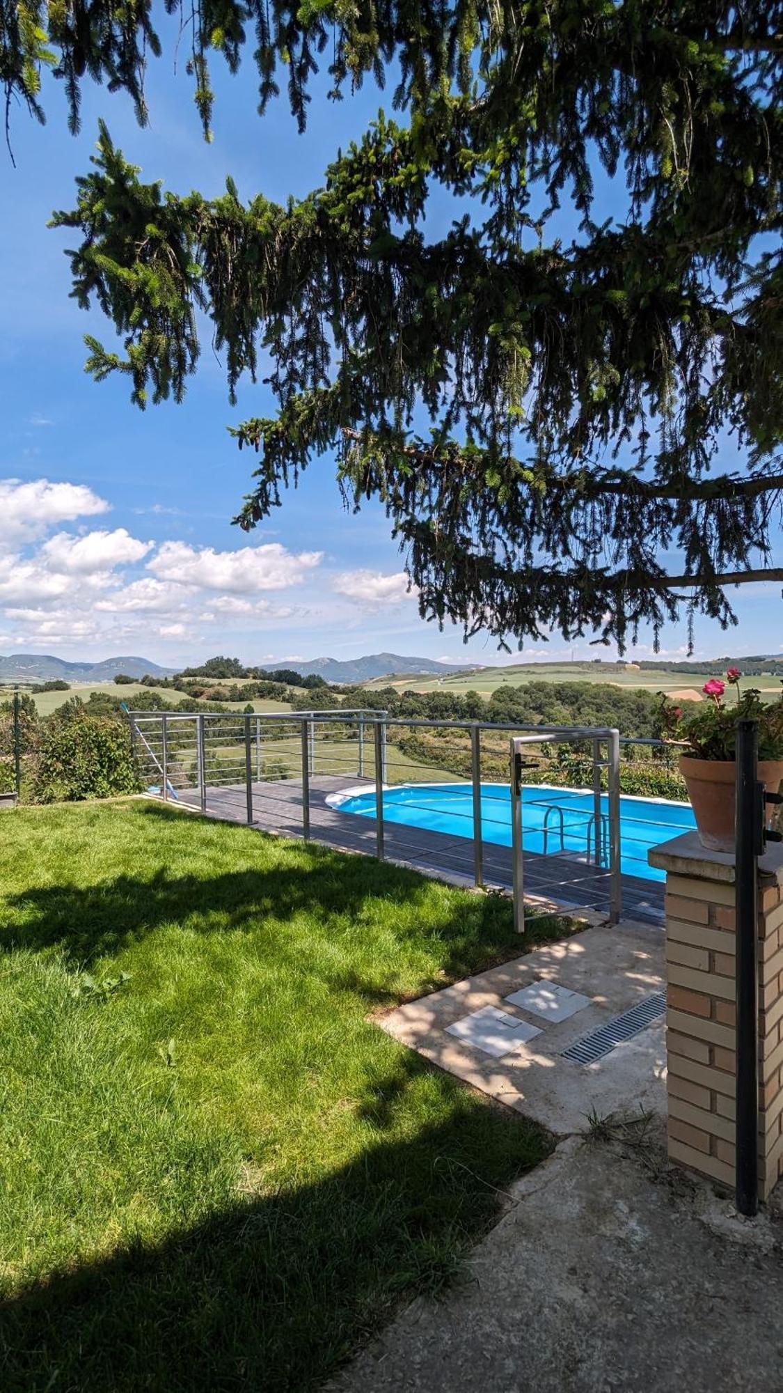 Casa Albaitar Con Piscina Y Sala De Juegos Azcona Kültér fotó
